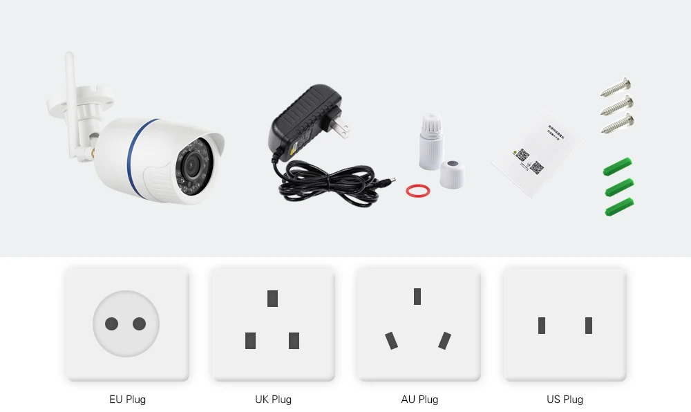 Беспроводная ip-камера USAFEQLO HD 1080P Wi-Fi P2P видеонаблюдения с Micro SD/TF слотом для карт iCsee