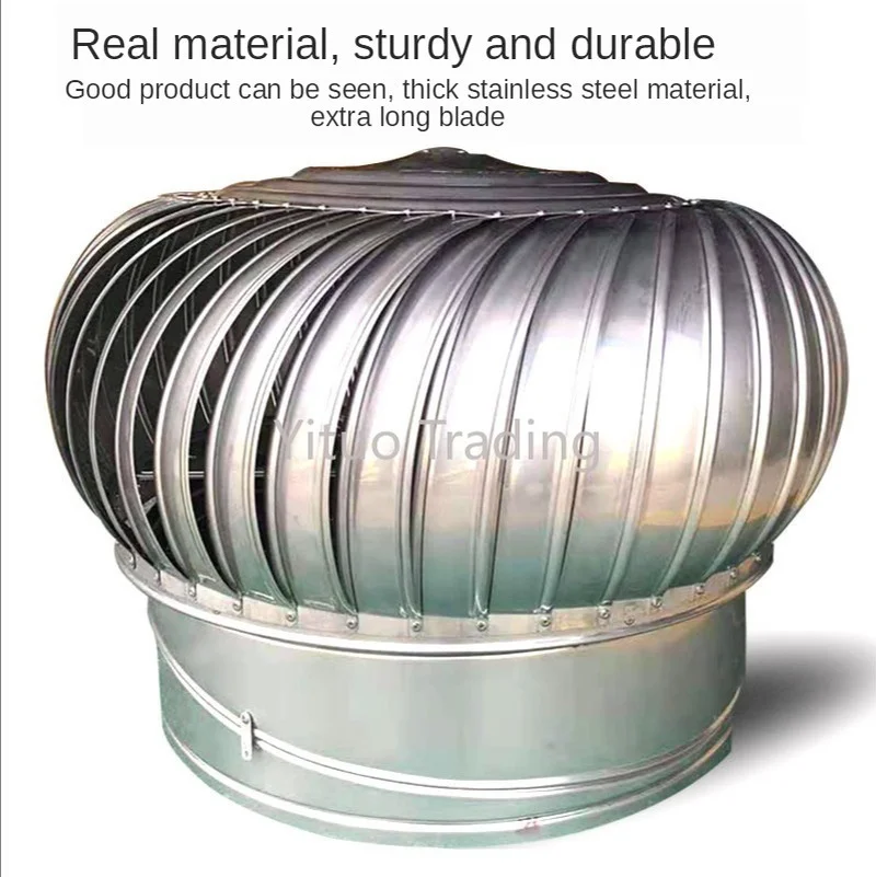 Вытяжной вентиль на крышу 100 тип без электропитания утолщенный вытяжной клапан