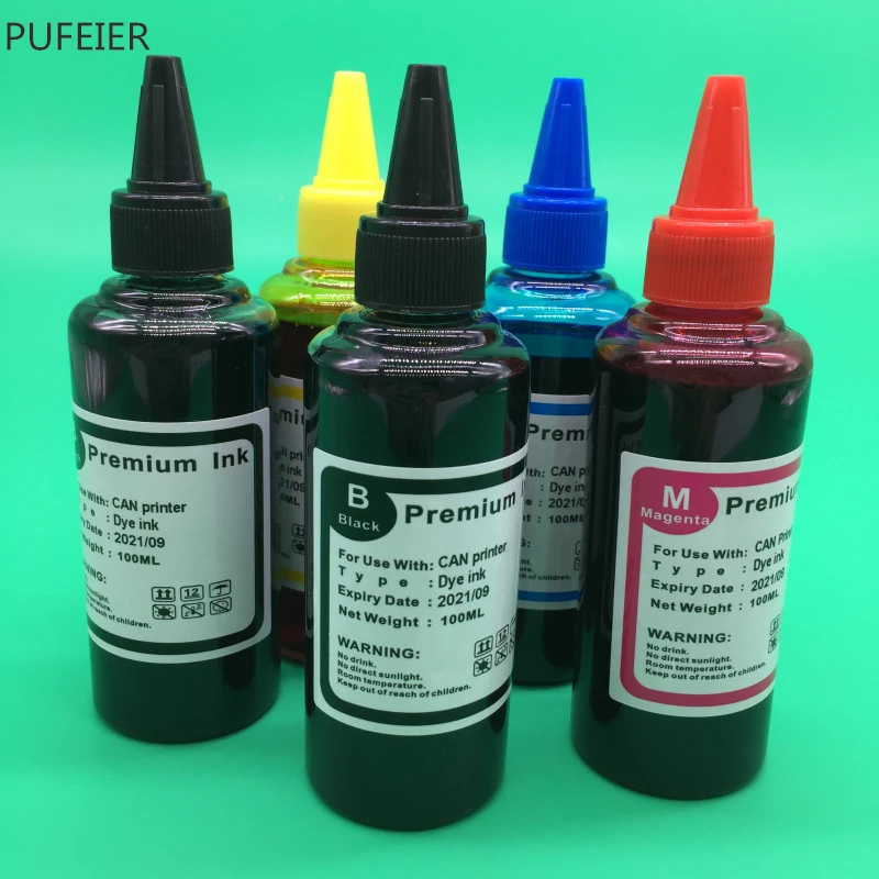 Чернила на основе красителя для струйного принтера Canon PIXMA TR7520 TR8520 TS6120 TS6220 TS9521C TS9520