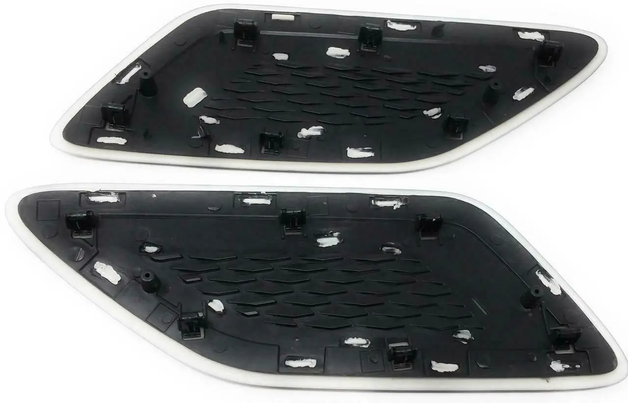 

2pcs Hood Vents Bonnet Hood Air Vent Molding For Range Rover Sport 2018-2019 Car Front Engine Outlet Cowling Intake Scoop Trim