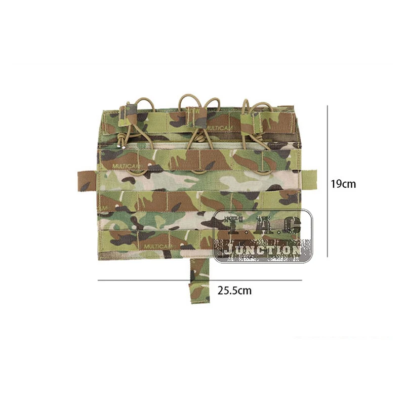 Низкопрофильная Съемная застежка с панелью Molle w/ Three M4 Сумка передней + держатель