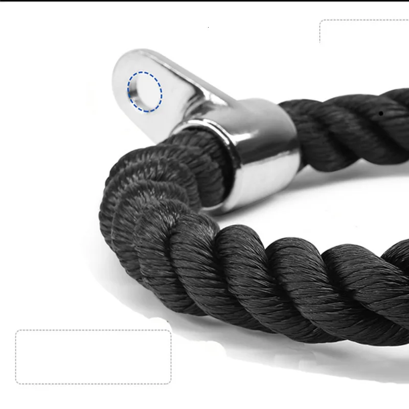 90 см веревка для Трицепсов Push Pull вниз шнур бодибилдинга упражнения тренажерный