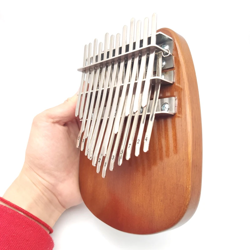 Metal Frame Kalimba 24 Key Double Layer Innovative Design Finger Piano Solid Rubber Wood Mbira Professional Instrument BS5MZQ enlarge