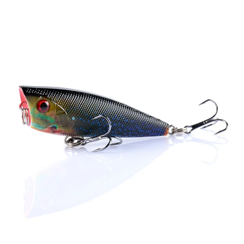 

Lures Water Surface Wave Lying 6-color Plastic Hard Bait 6cm/7.1g Painting Painting Bionic Crank Bait Fishing Fishing Gear