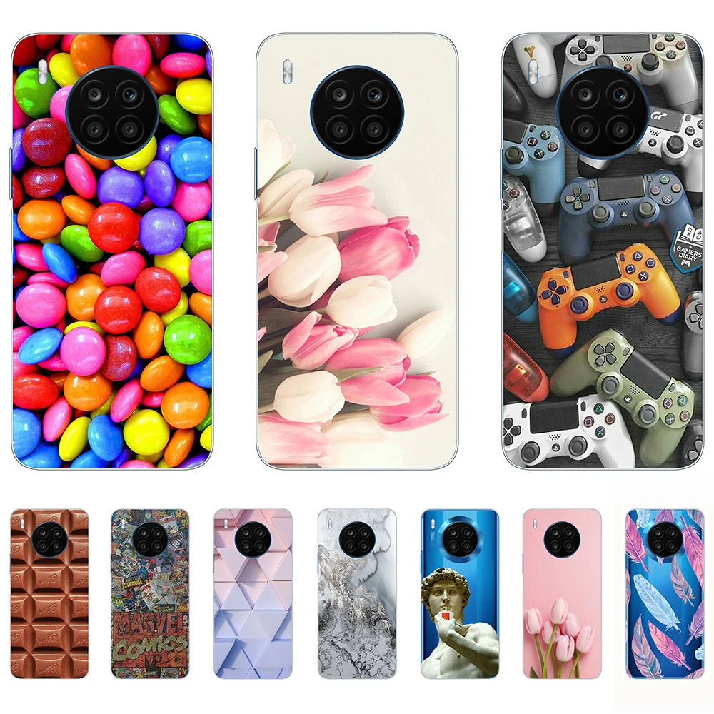 

for Honor 50 Lite Case Luxury Shell Phone Case 6.67inch Anti-fall transparent Ultra-thin Tpu Anti-fall Full protection bumper