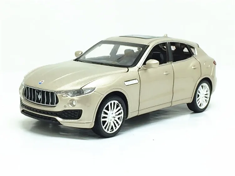 E 1:32 Maserati Levante SUV сплав Игрушечная модель транспортных средств с откатной спинкой шесть открытых дверей детская Подарочная Коллекция - Цвет: E
