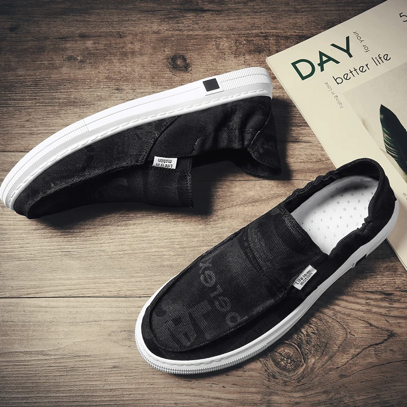 

man sapato hombre men spring shoe causal zapatos shoes sale para Mens slip 2020 sapatos Casual Sneakers for mens black summer s