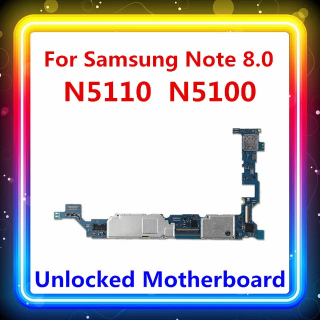 Оригинальная материнская плата для Samsung Galaxy Note 8 0 3G N5100 Wi-Fi N5110 с системой Android