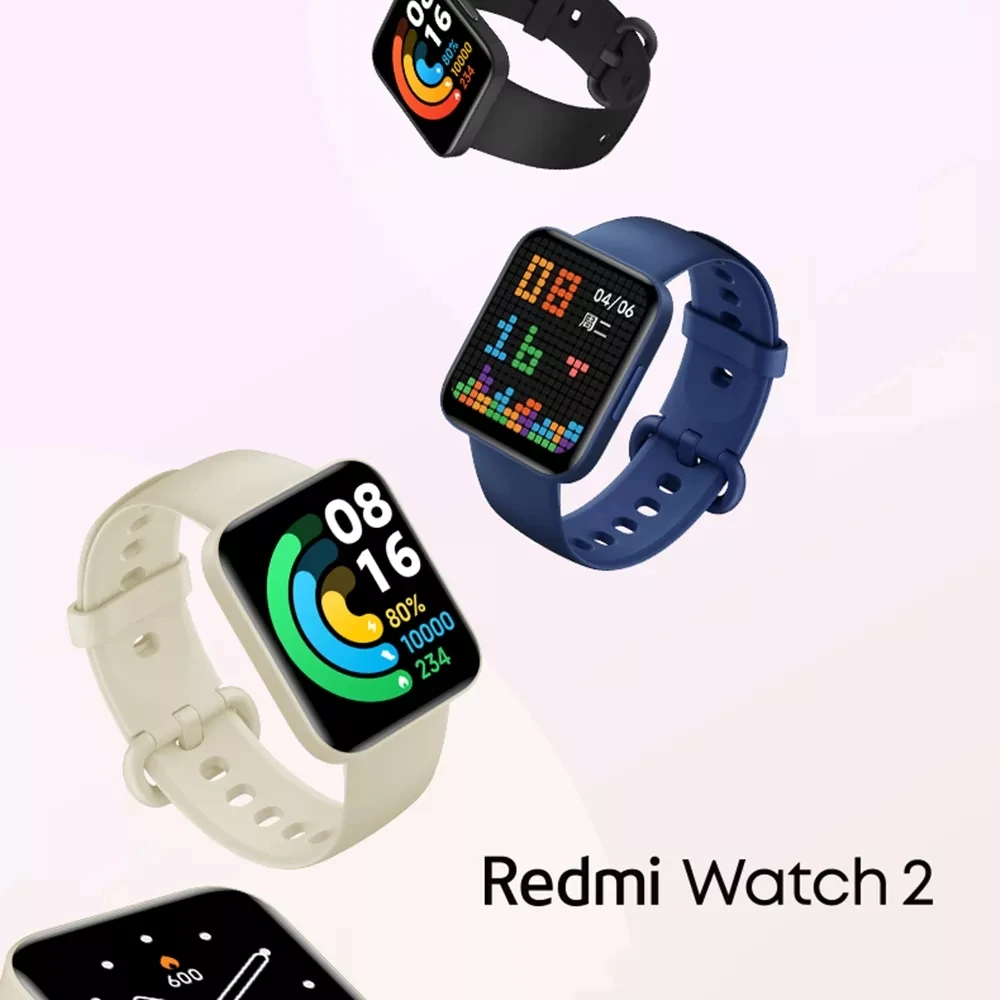 Смарт-часы Xiaomi Redmi Watch 2 1 6 дюйма AMOLED GPS 5 атм | Электроника