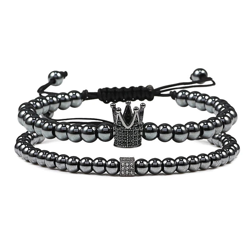 Браслеты ручной работы мужские Регулируемые очаровательные плетеные браслеты