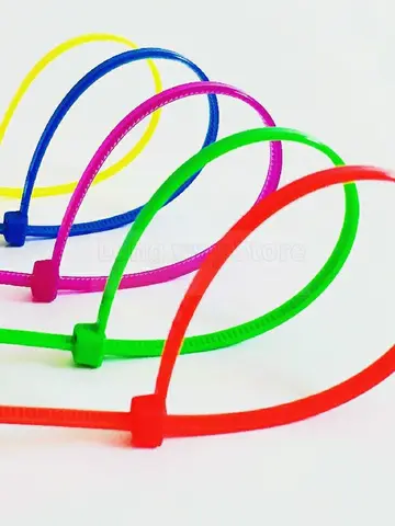 Зеленые кабельные стяжки, 100 шт., самоблокирующиеся нейлоновые кабельные стяжки на молнии, 2,5x100, 3,5x100, органайзер, закрепить кабель