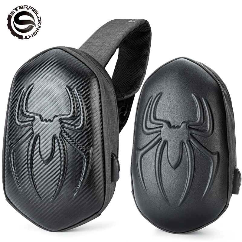 Нагрудная сумка из углеродного волокна для мужчин и женщин сумочка в стиле