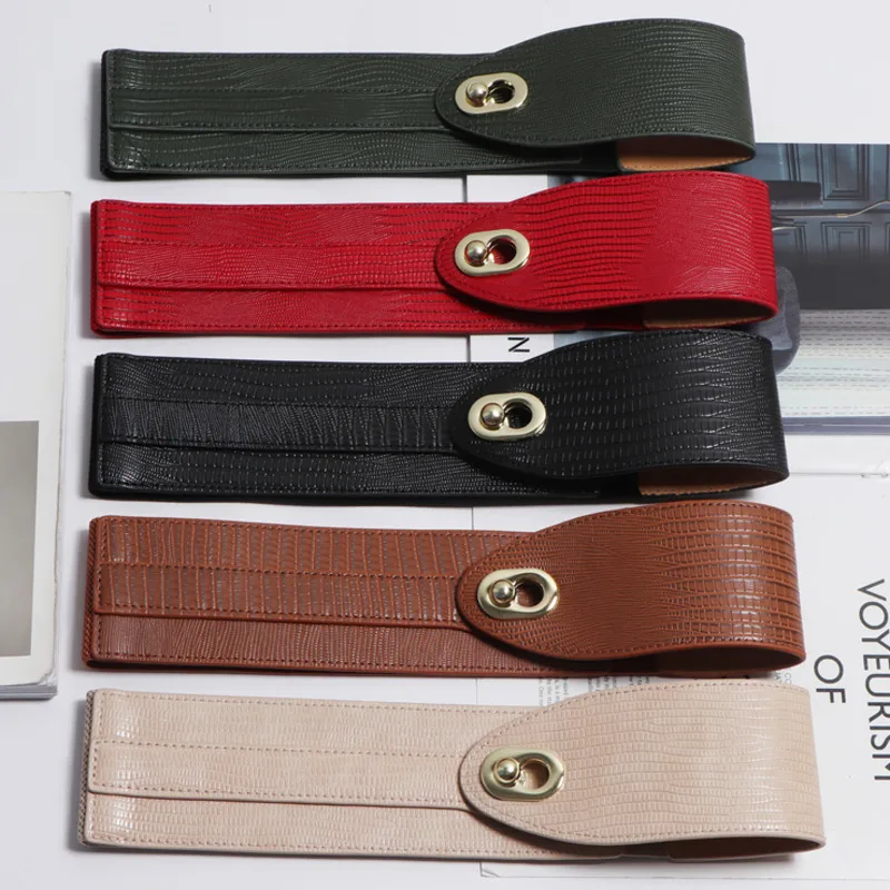 Новинка 2020 модные дизайнерские кожаные широкие ремни для женщин трендовые