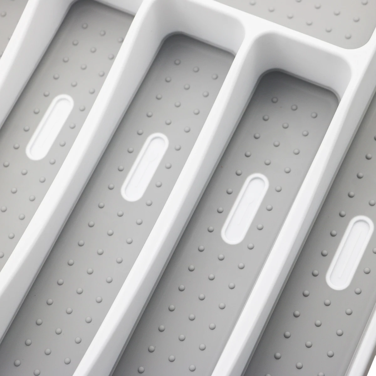 Пластиковый ящик для хранения столовых приборов поднос посуды Органайзер