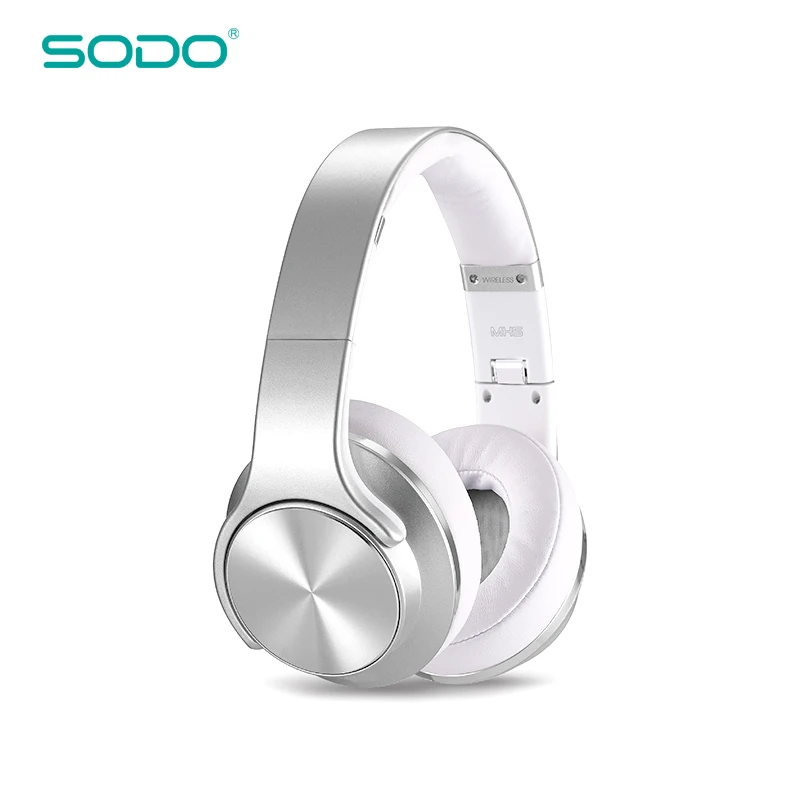 Оригинальные SODO беспроводные наушники Bluetooth динамик с микрофоном для ПК и телефона Поддержка TF карты Аудио Спорт Bluetooth гарнитура
