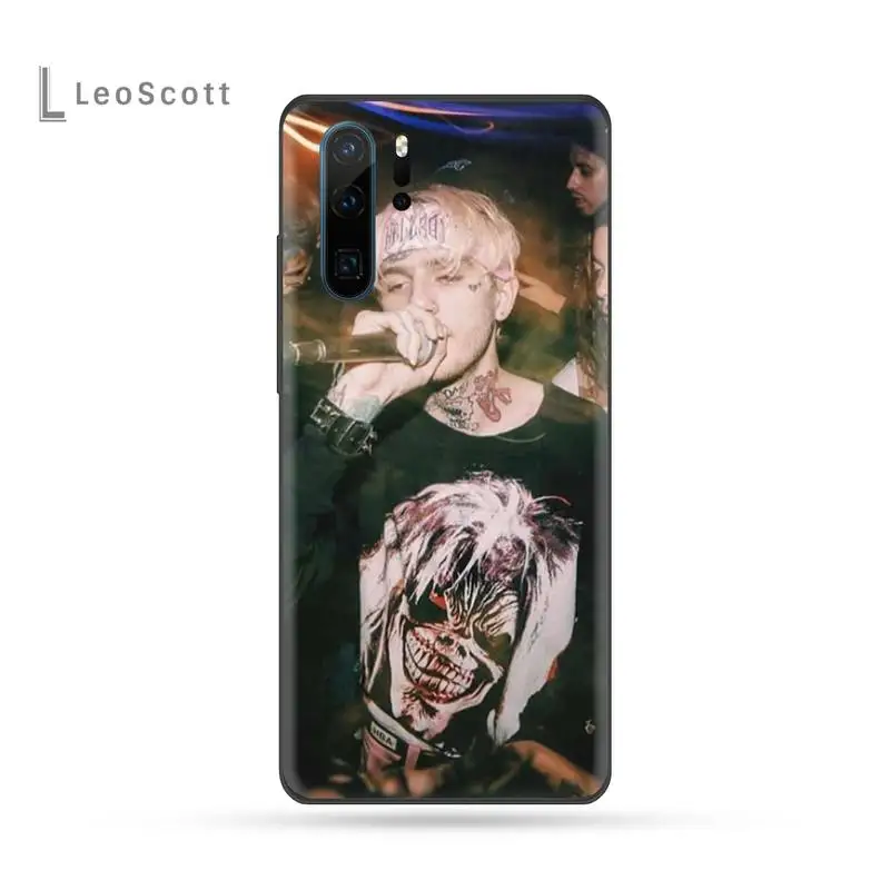 Lil Peep США певец Густав Орр черный чехол для телефона Huawei P9 P10 P20 P30 Pro Lite smart Mate 10 20 Y5 Y6