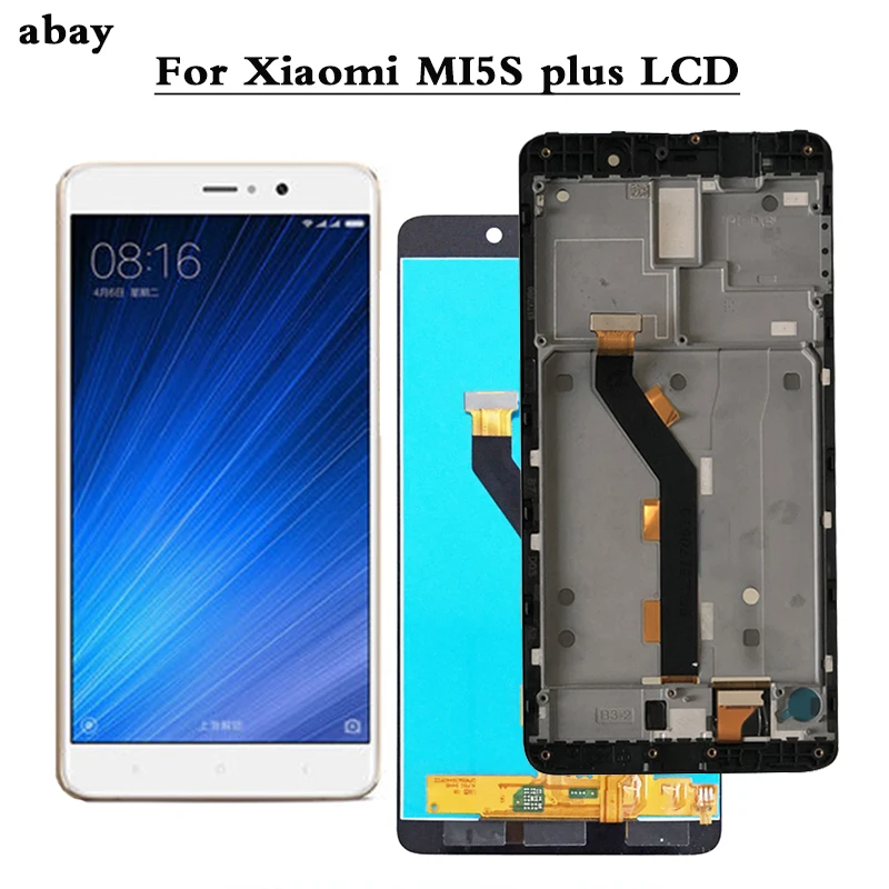 Для 5 7 &quotXiaomi 5S Plus MI Mi5S ЖК дисплей + сенсорная панель дигитайзер с рамкой для Xiaomi Mi