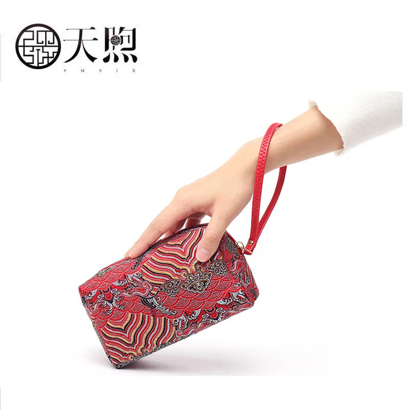 PMSIX 2020 New women canvas bag fashion handbags famous brands embroidered small quality clutch bags | Багаж и сумки
