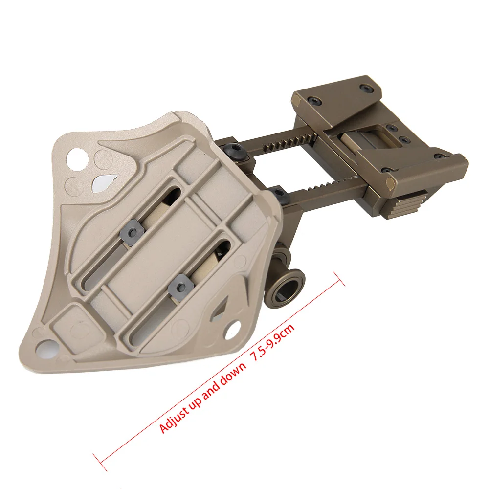 PPT алюминиевый адаптер для крепления на шлем NVG кронштейн шлема с постоянным