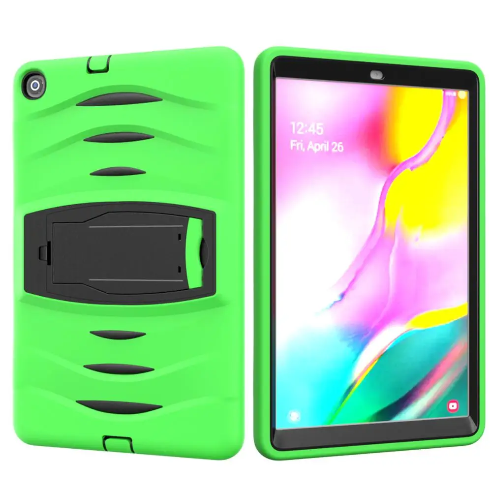 

Чехол для Samsung Galaxy Tab A 10,1 дюйма, 2019 дюйма, T510/T515, безопасный противоударный силиконовый цветной чехол для планшета