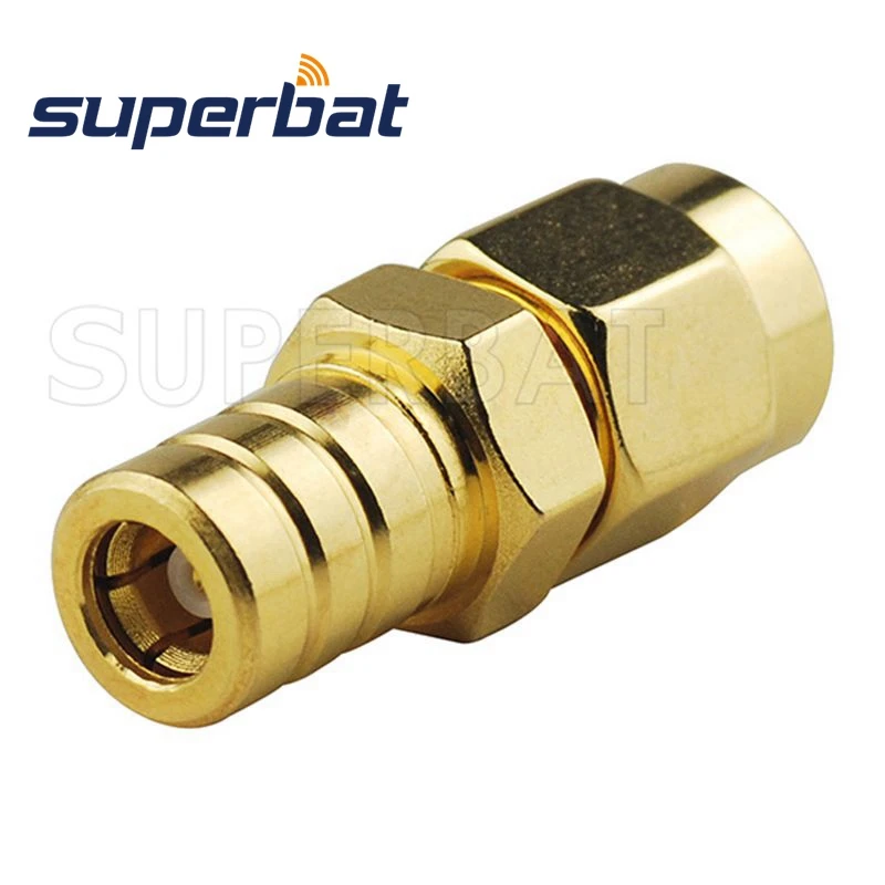 Superbat 5pcs SMA-SMB RF Adapter SMA Male to SMB Plug Straight Gold-pleated Coax Connector | Мобильные телефоны и