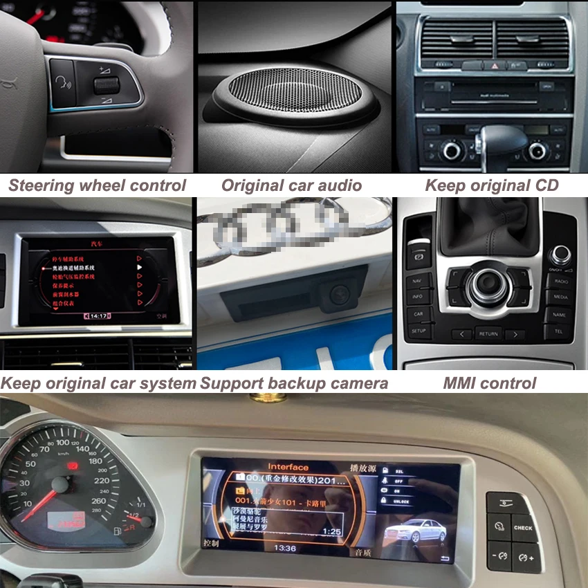 For Audi A6 A6L C6 4F 2005~2011 Car Android Multimedia Player Autoradio Radio Stereo GPS Navigation Carplay Video Play | Автомобили и