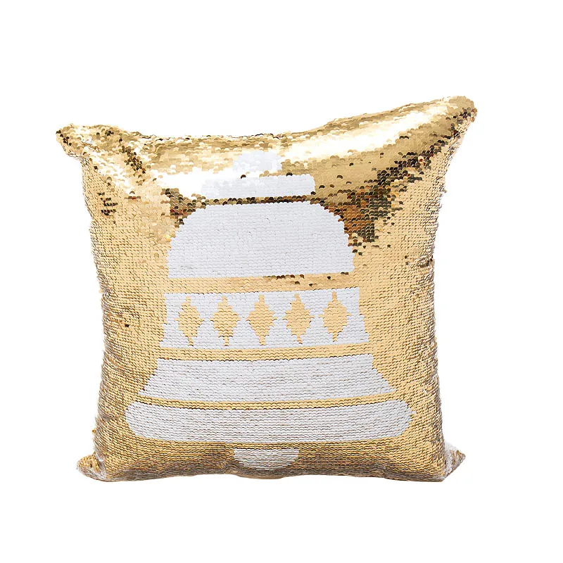 cushion cover2 Блестящий Золотой Рождественский подарок чехлы для диванных подушек без внутренних Декоративные Чехлы для подушек Чехлы для диванных подушек на Рождество dec X32 - Цвет: cushion cover2