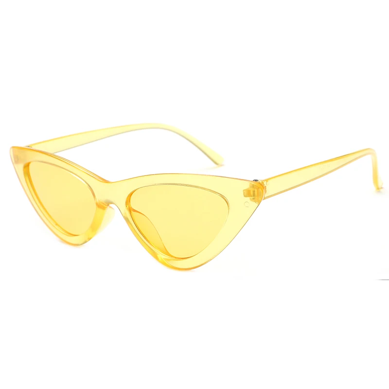 Солнцезащитные очки кошачий глаз женские винтажные пикантные маленькие