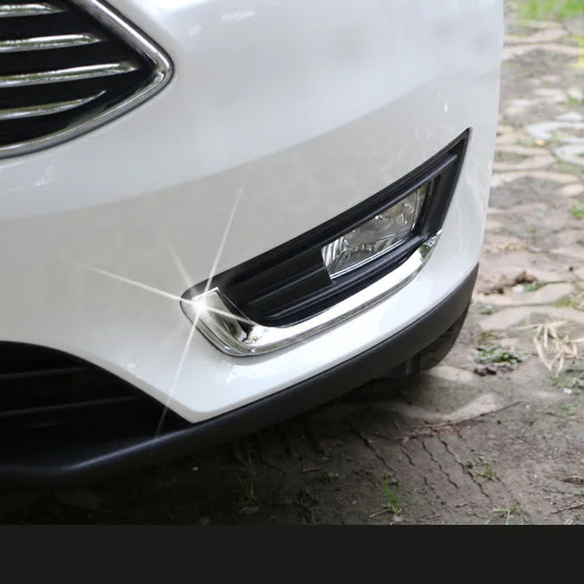 ABS хром передние противотуманные фары крышка отделка Противотуманные наклейка