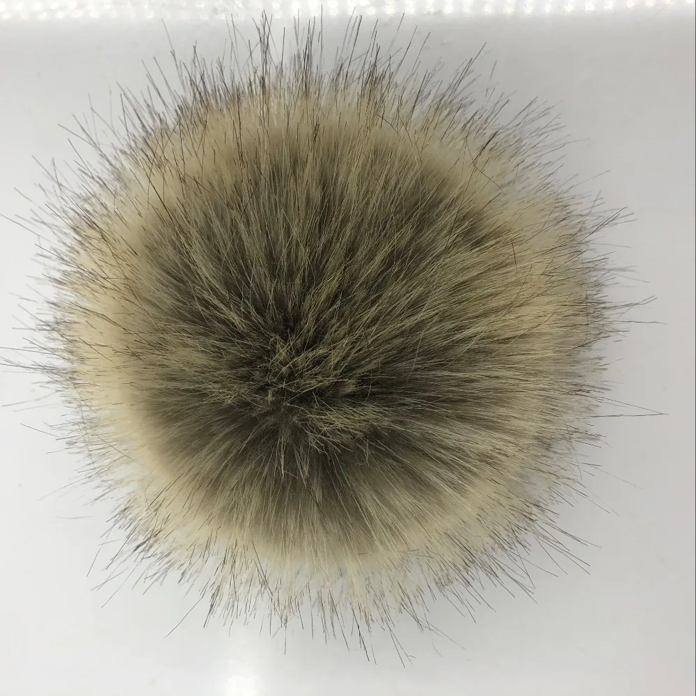 Зимняя теплая шапка Gorros Para Bebe для маленьких мальчиков и девочек, большой размер 15 см, помпон из искусственного меха, детские вязаные шапочки