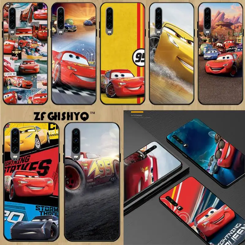 

Lightning Mcqueen Soft Phone Case For Huawei P20 30 40 Pro Mate30 40 Pro Nova 7pro 7se Honor10 V9 10