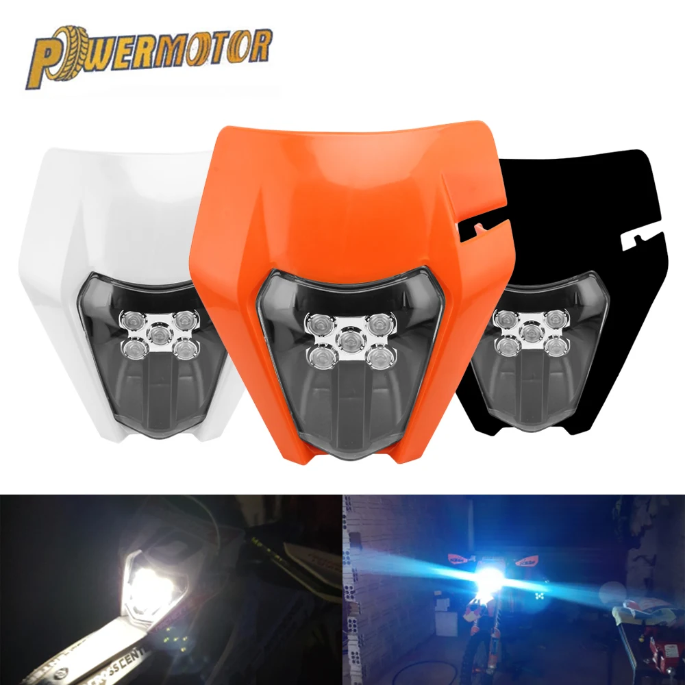 

2021 New Motorcycle LED Headlight Headlamp Head Lamp Light For KTM EXC EXCF SX SXF XC XCF XCW XCFW 125 150 250 300 350 450 530