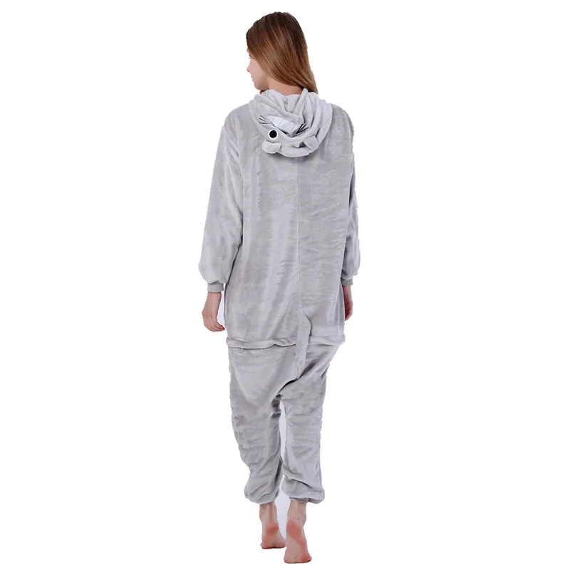 Взрослые кигуруми Тоторо комплекты пижам в виде соседа одежда для сна пижама