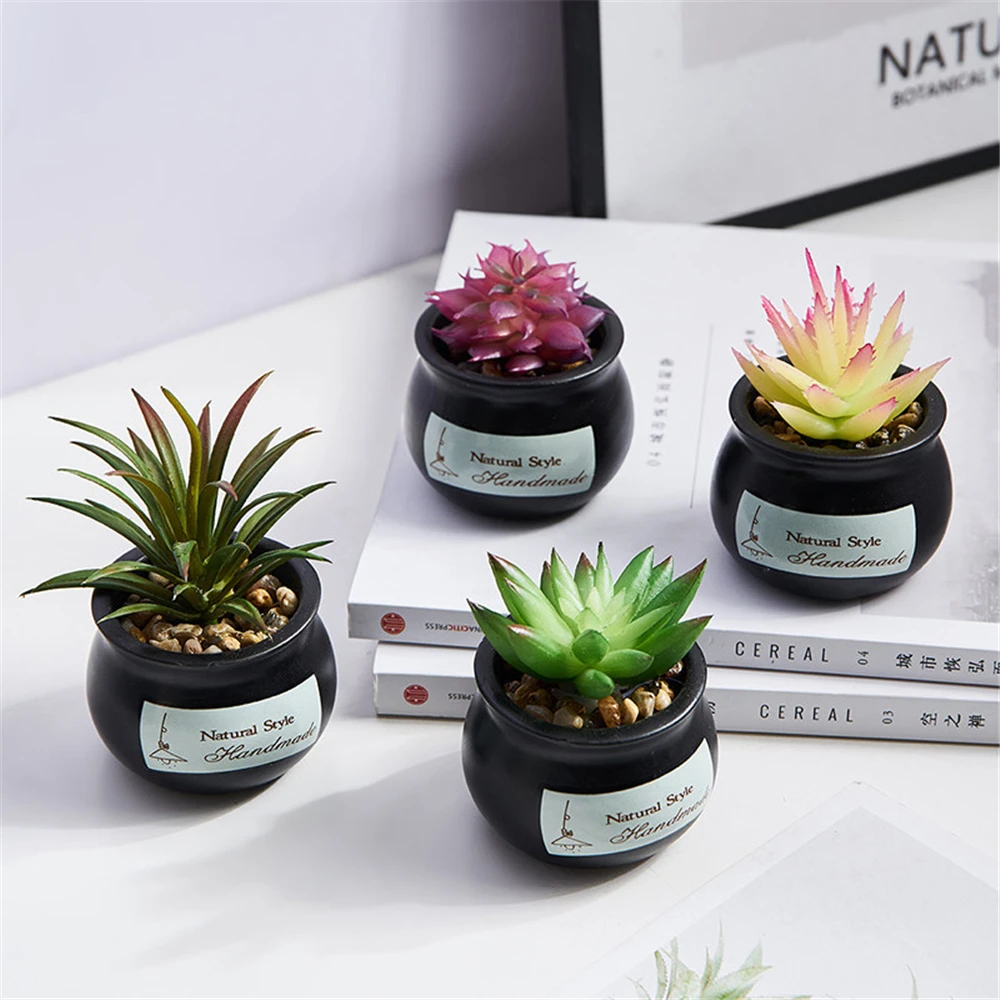 B LIFE искусственные цветы бонсай из суккулентов ящик для комнатных растений мини