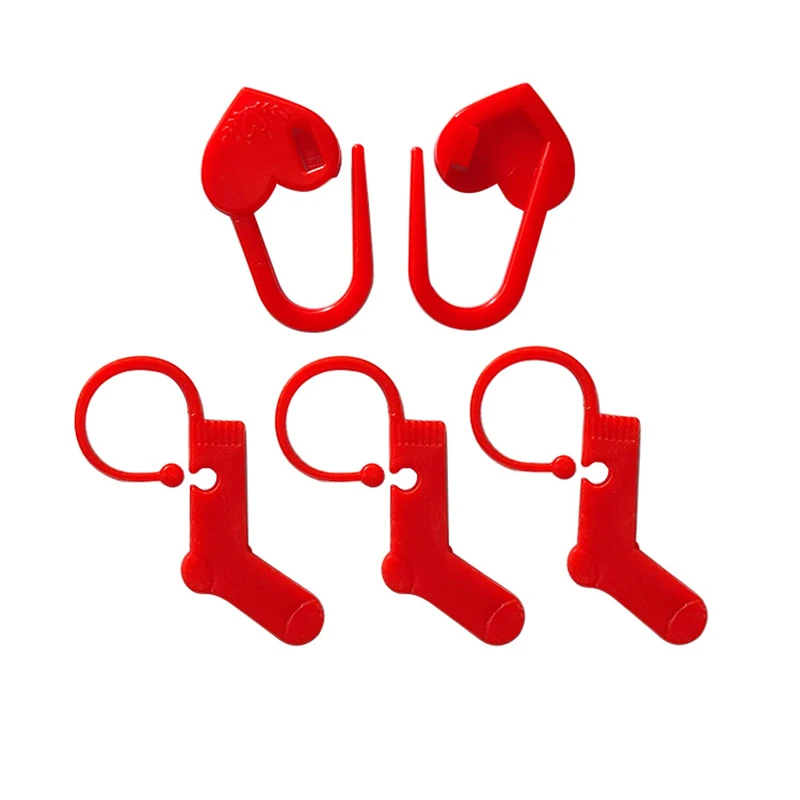 

38/50Pcs New Style Plastic Small Clip Locking Stitch Markers Crochet Latch Knitting Tools Needle Clip Hook Sewing Tool