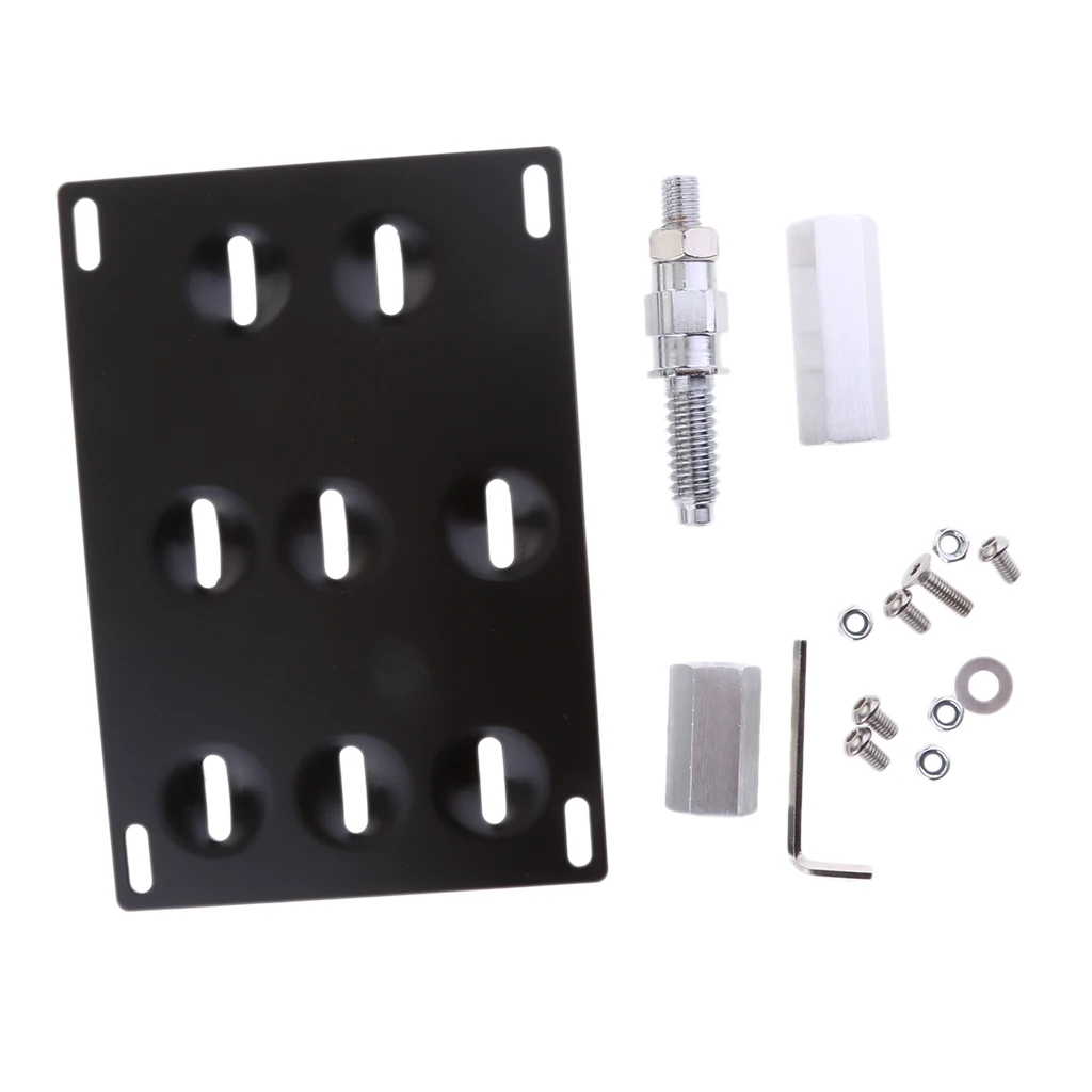 Автомобильный передний бампер буксировочный крюк держатель номерного знака для