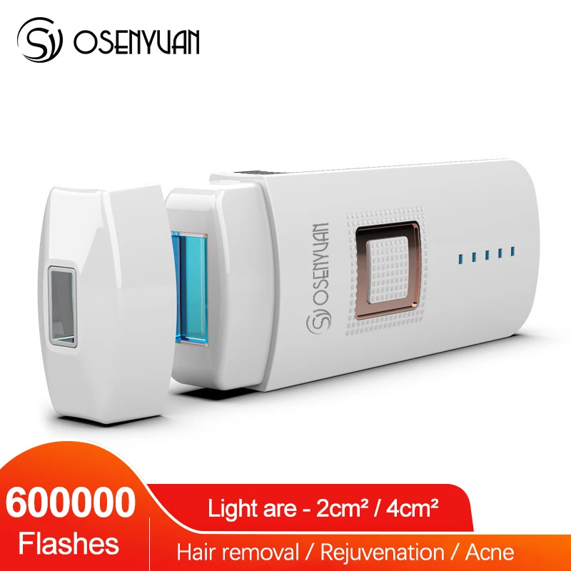 

Osenyuan AI05 Laser Hair Remover 600000 Flashes Professional IPL Hair Removal Permanent Home Use Whole Body Epilator For Women