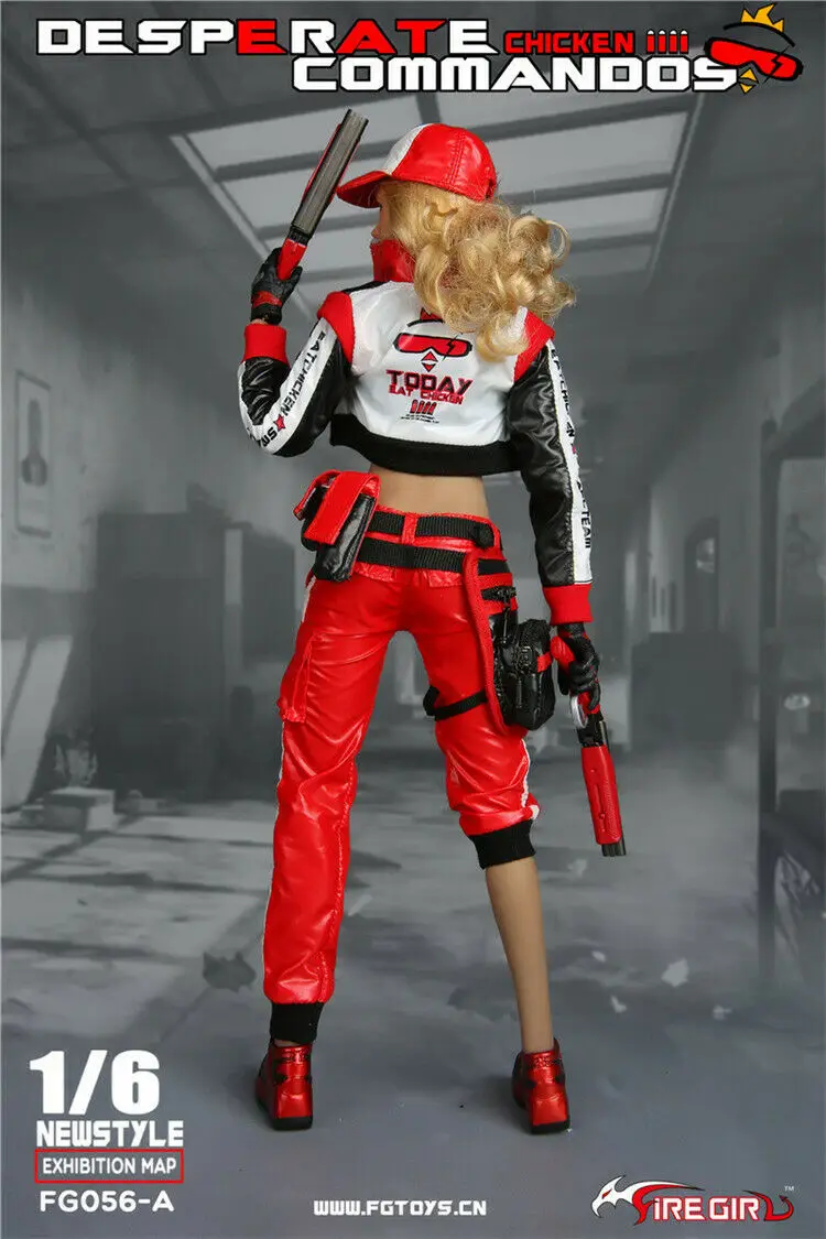 Хит продаж пожарная девочка игрушки 1/6 FG056A отчаянные костюм десантника одежда F 12