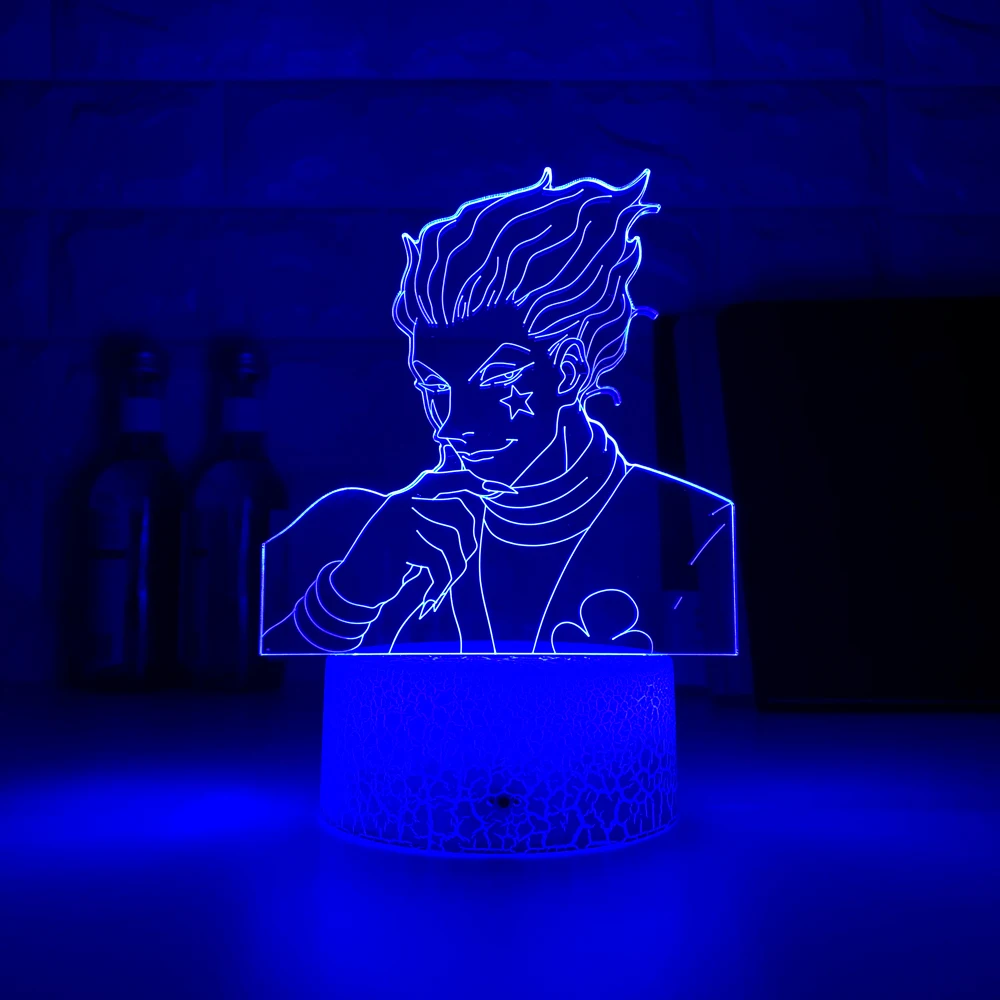 3d ночник для детей аниме Hunter X декор детской спальни подарок манги ночной