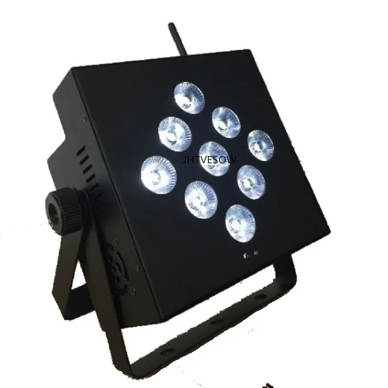 Беспроводный par can светильник 9x10w rgbw 4 в 1 Работает от батареек свадьба light 64
