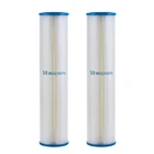 2 упаковки плиссированного фильтра для воды весь дом Коммерческая промышленная моющаяся и многоразовая 4,5 