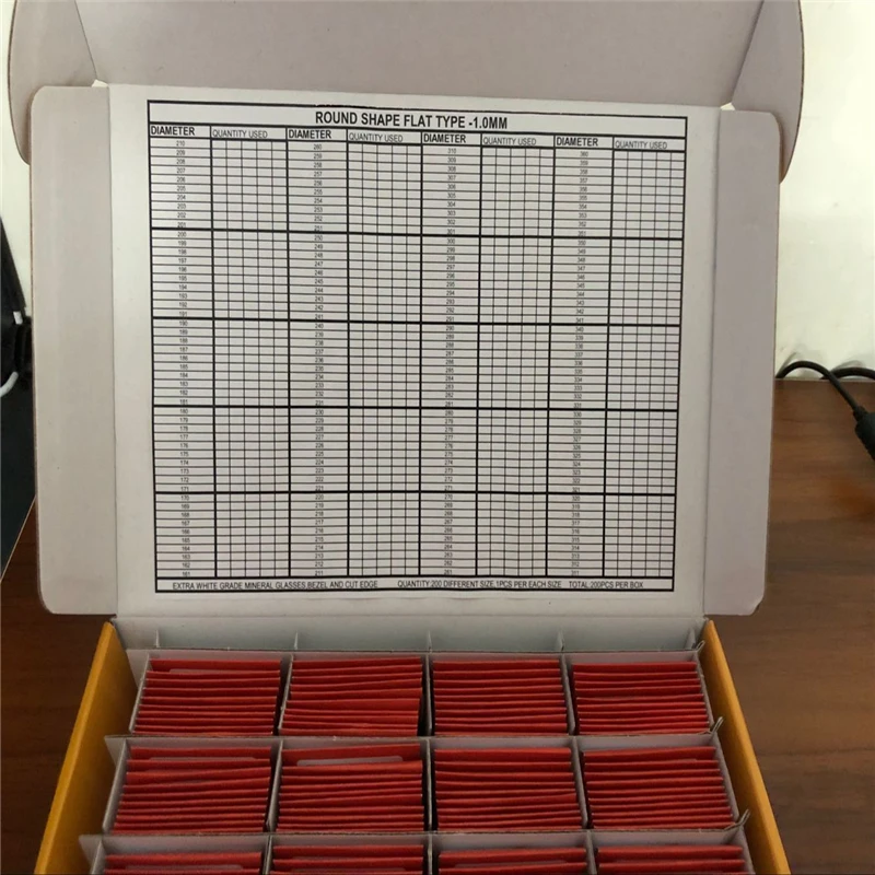 Качественное Стекло для часов с минеральным кристаллом Плоская Круглая