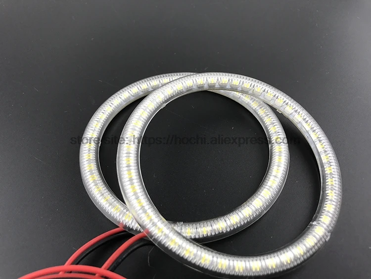 HochiTech ультра яркий SMD белый светодиодный angel eyes 2000LM 12V halo Кольцо Комплект дневного света DRL для Volvo XC70 2008