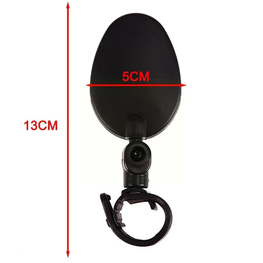 

Universal Bicycle Handlebar Rearview Mirror Rotating Bike Lens Suitable Accessories For Mountain Bicycle Wide-angle G3H1