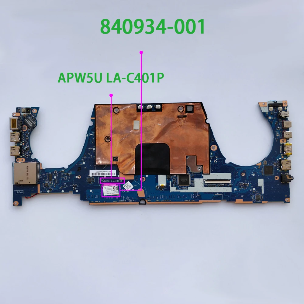 840934-001 840934-601 APW5U LA-C401P w E3-1545M CPU M1000M GPU для HP ZBook 15 G3 материнская плата ноутбука ПК |