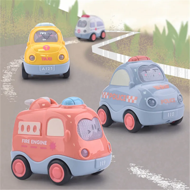 Мультяшные светсветильник еся фрикционные машинки детские игрушки милая