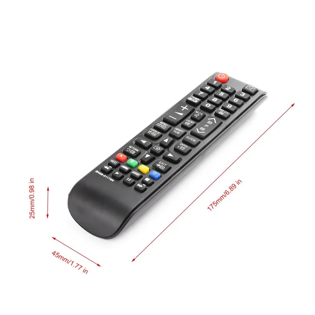 

Original Remote Control Replacement Controller 42 Buttons Remote Control for Samsung BN59-01175N LED LCD TV DVD VCR 433 Mhz IR