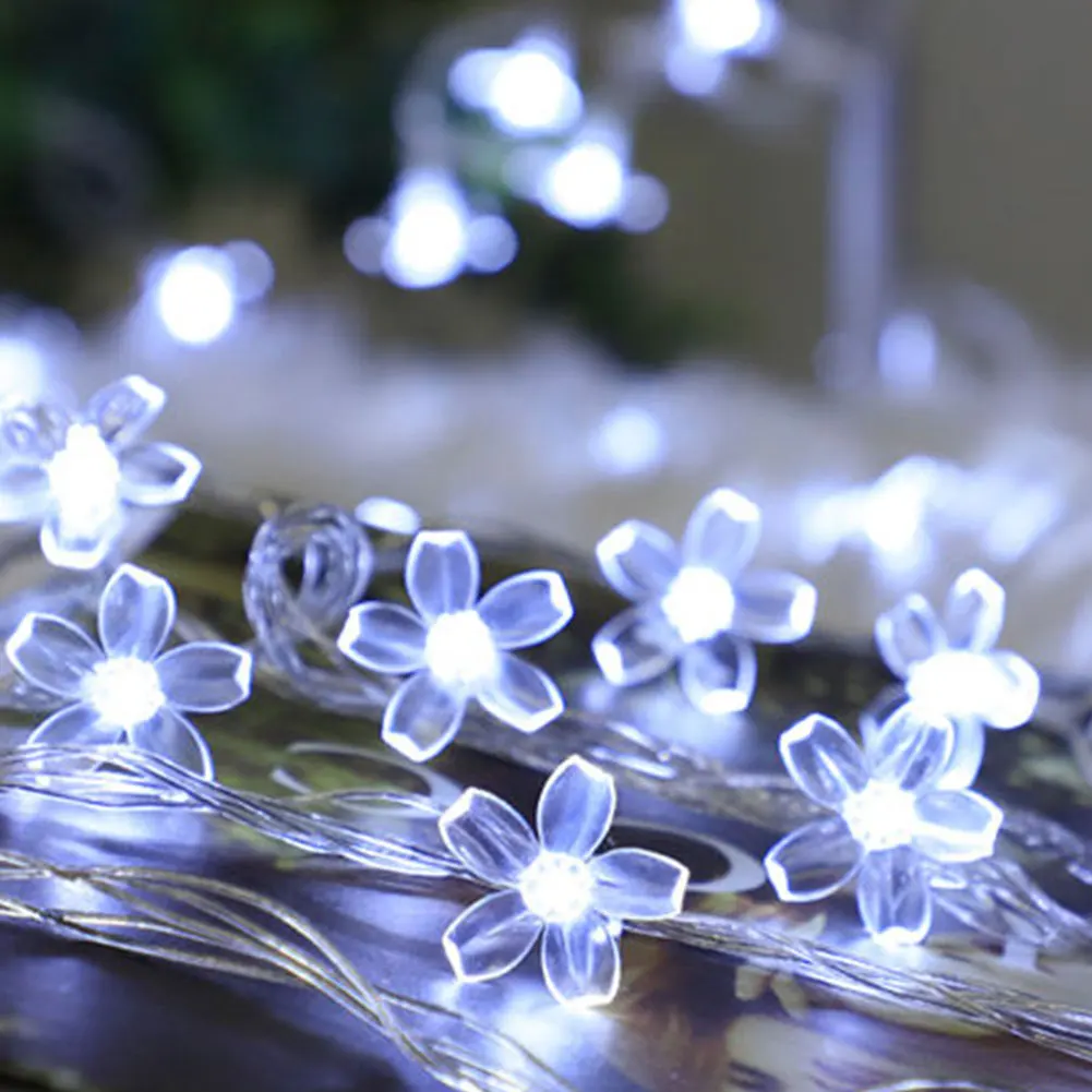 

LED Sakura Street Garland Lawn Lamp Battery Powered String Lights Fairy Lights Christmas New Year Outdoor Garden Lighting Decor