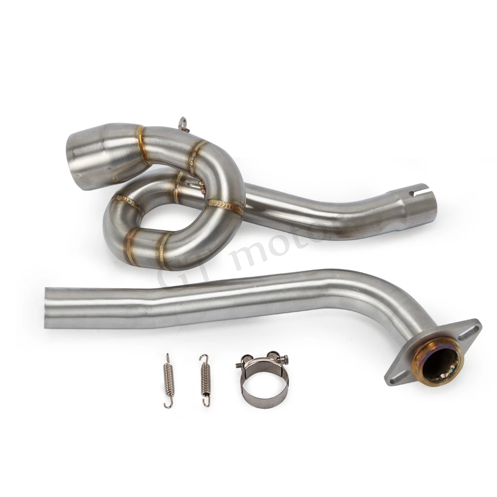 Мотоцикл выхлопная средняя труба передняя Труба без шнуровки для YAMAHA NVX 155 125 NVX155