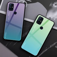 for oneplus 9 9pro textured tempered glass phone case gradient cover for oneplus 9 pro 5g luxury plain fundas